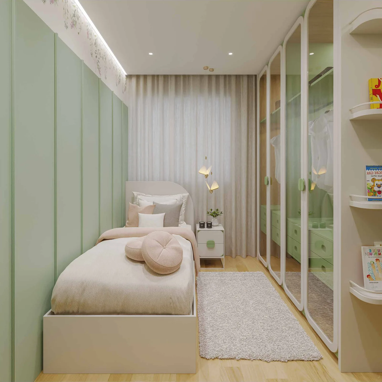 Quarto infantil decorado do Residencial Alto SP