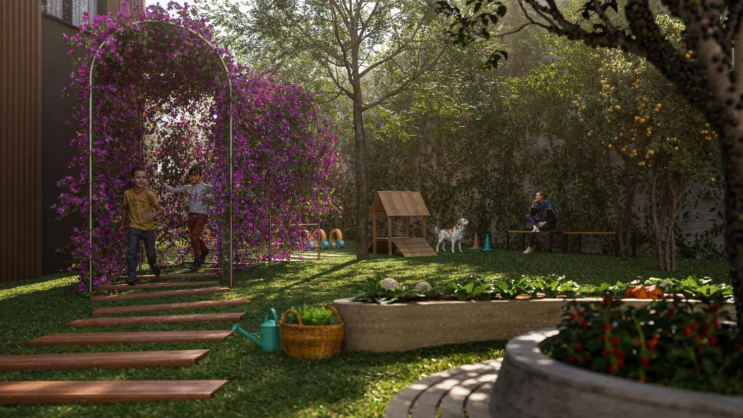 Áreas comuns do Amalfi Residence Maringá — Jardim Santa Rosa