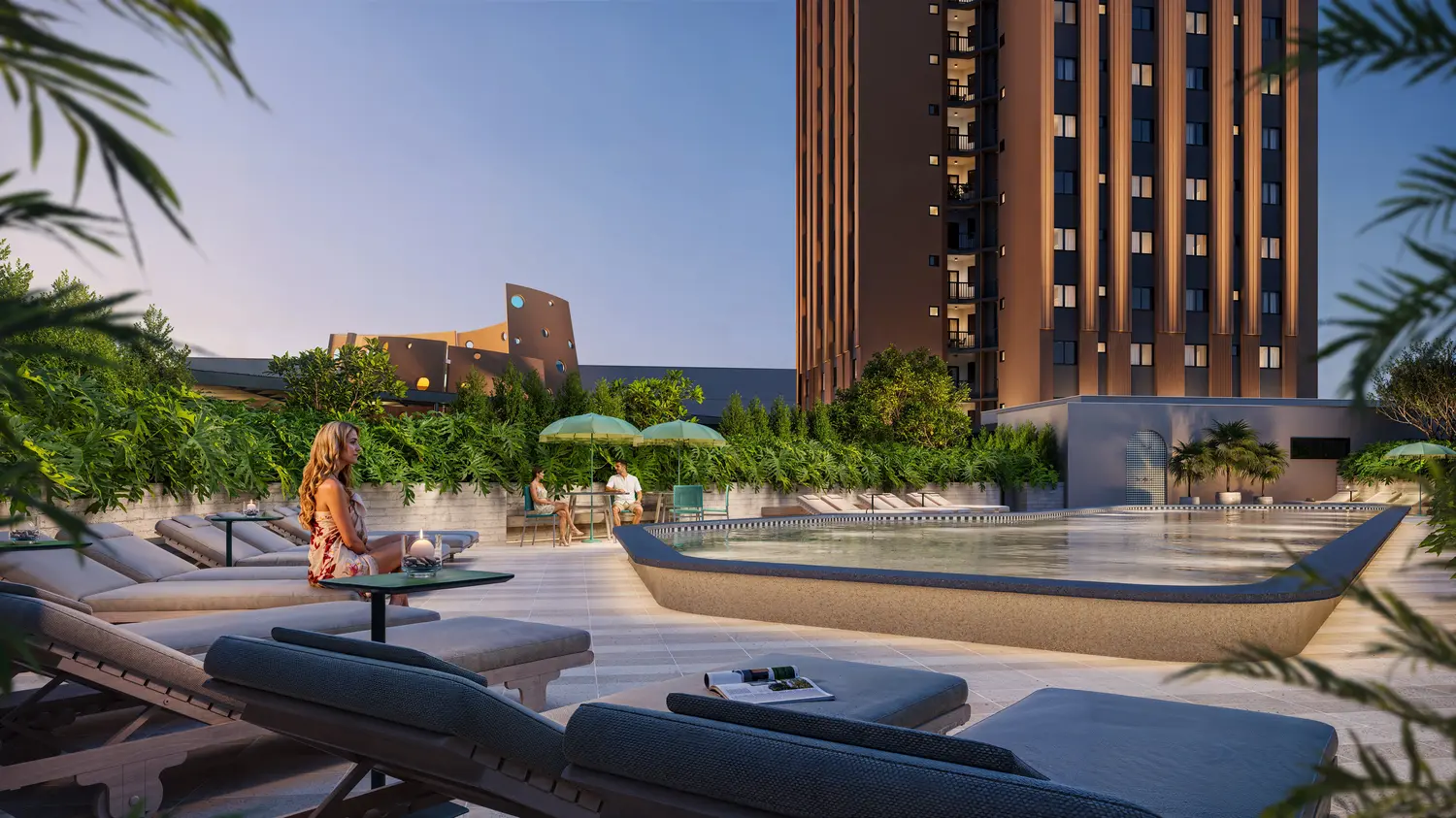 Ambiente do condomínio clube Amalfi Residence Maringá — Jardim Santa Rosa