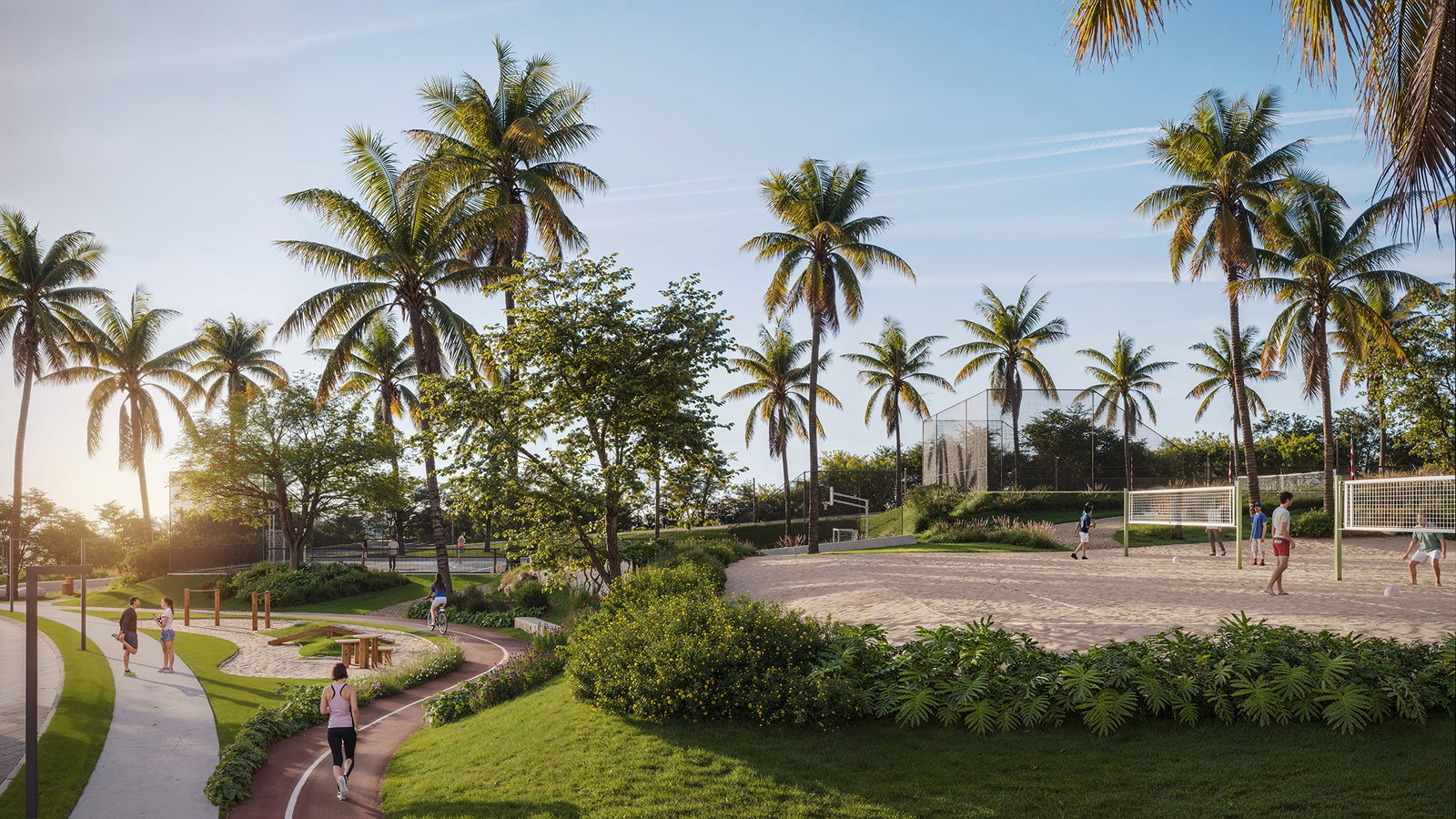 Praça esportiva do bairro Aruna Bioma em Porto Rico PR
