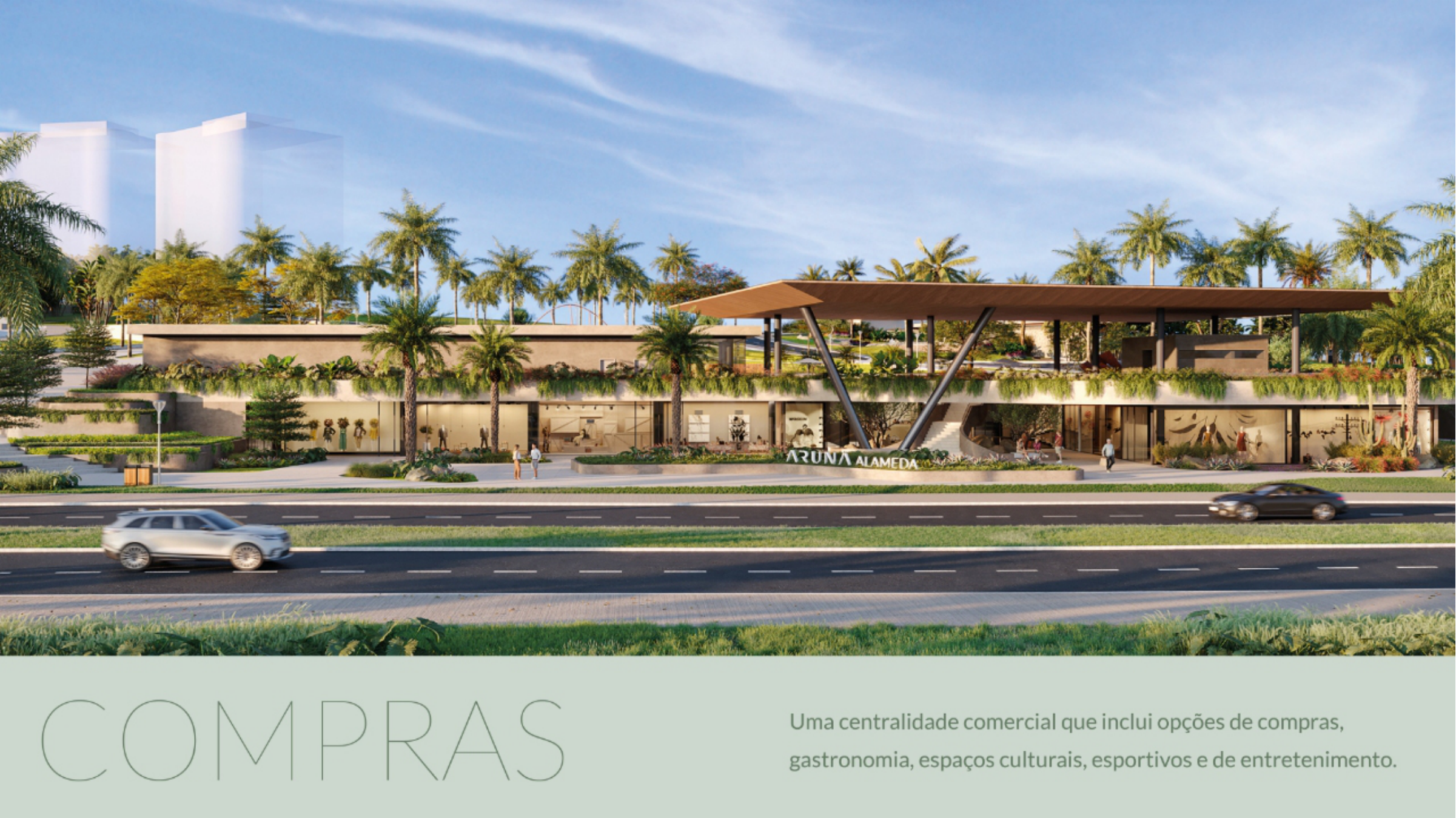 Aruna Alameda — centralidade de compras e gastronomia em Porto Rico