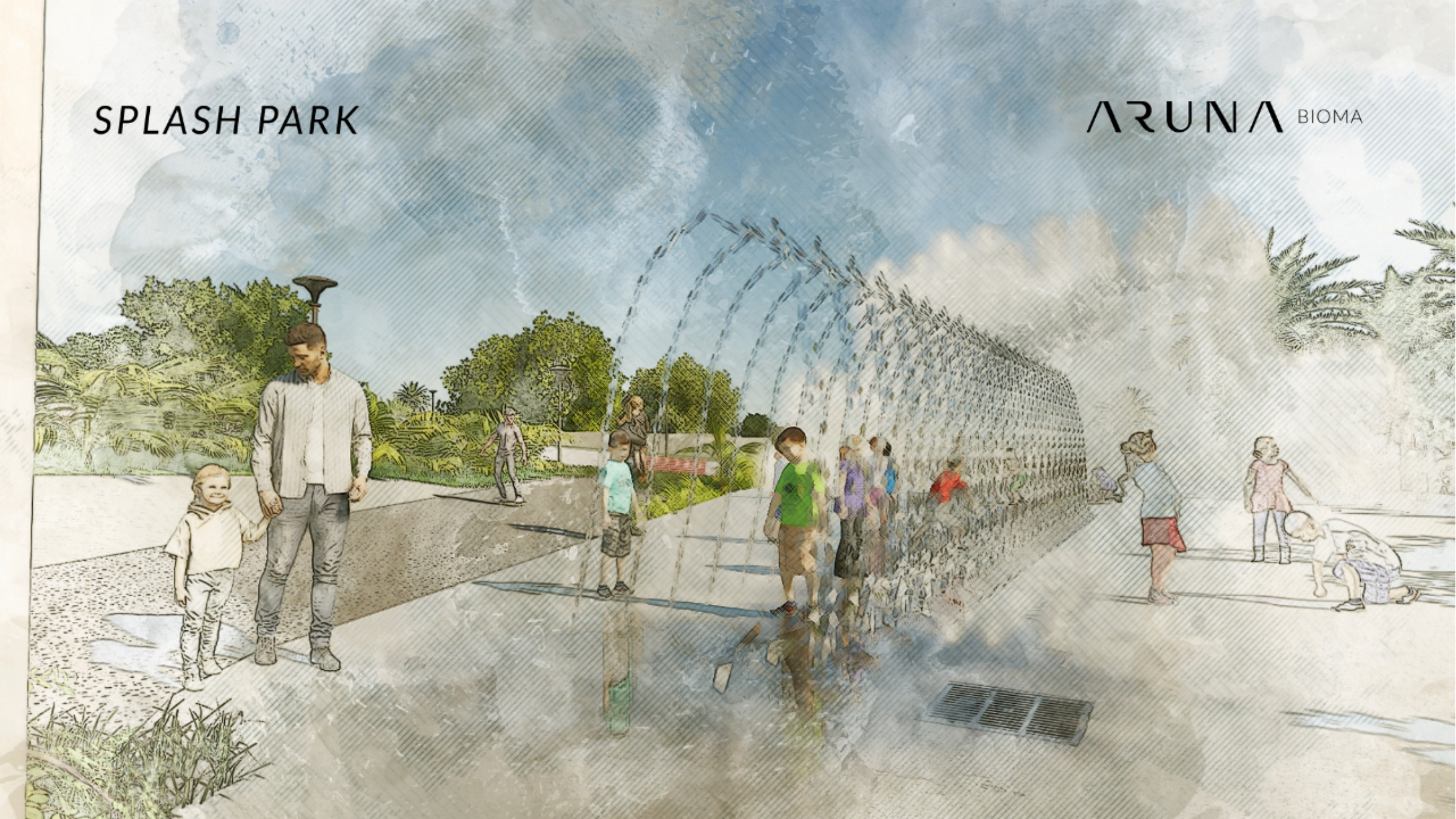Splash Park do Aruna Bioma em Porto Rico PR
