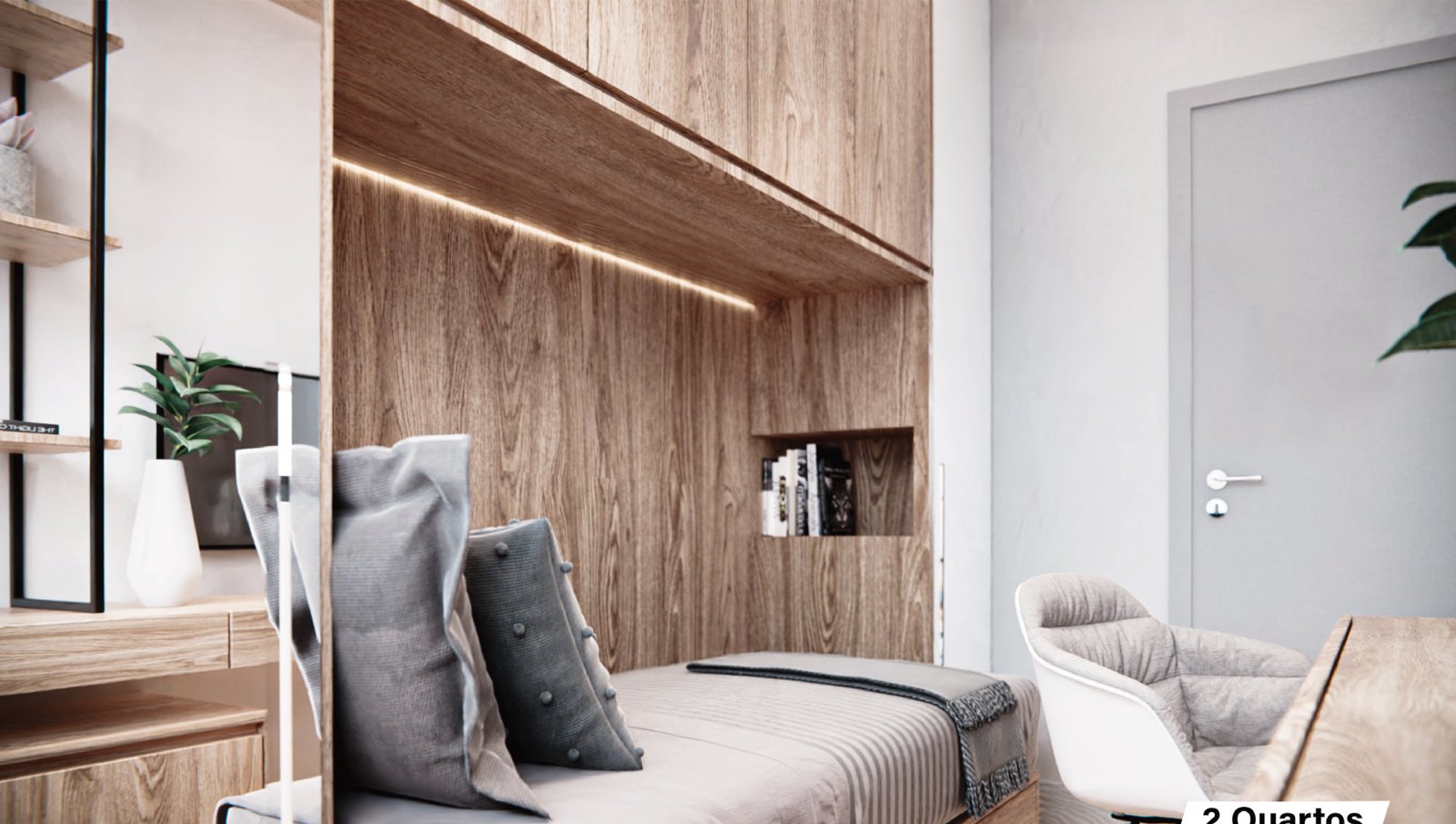 Quarto com suíte do Atto Sette
