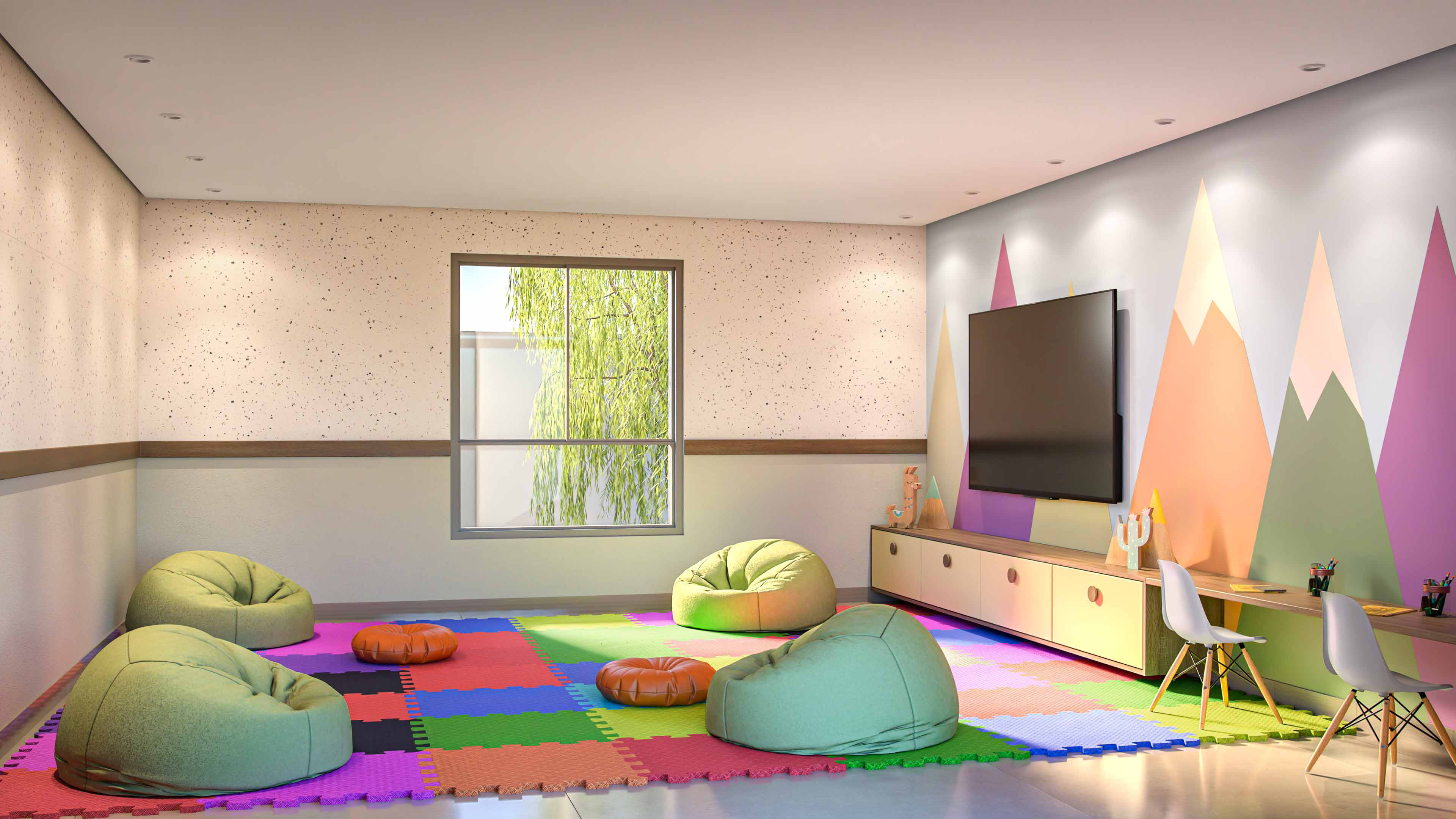Brinquedoteca do Avalon Residencial Maringá — espaço infantil no condomínio