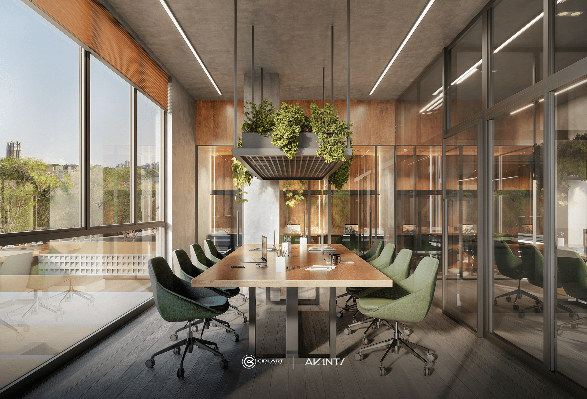 Coworking do Avanti Ciplart Maringá