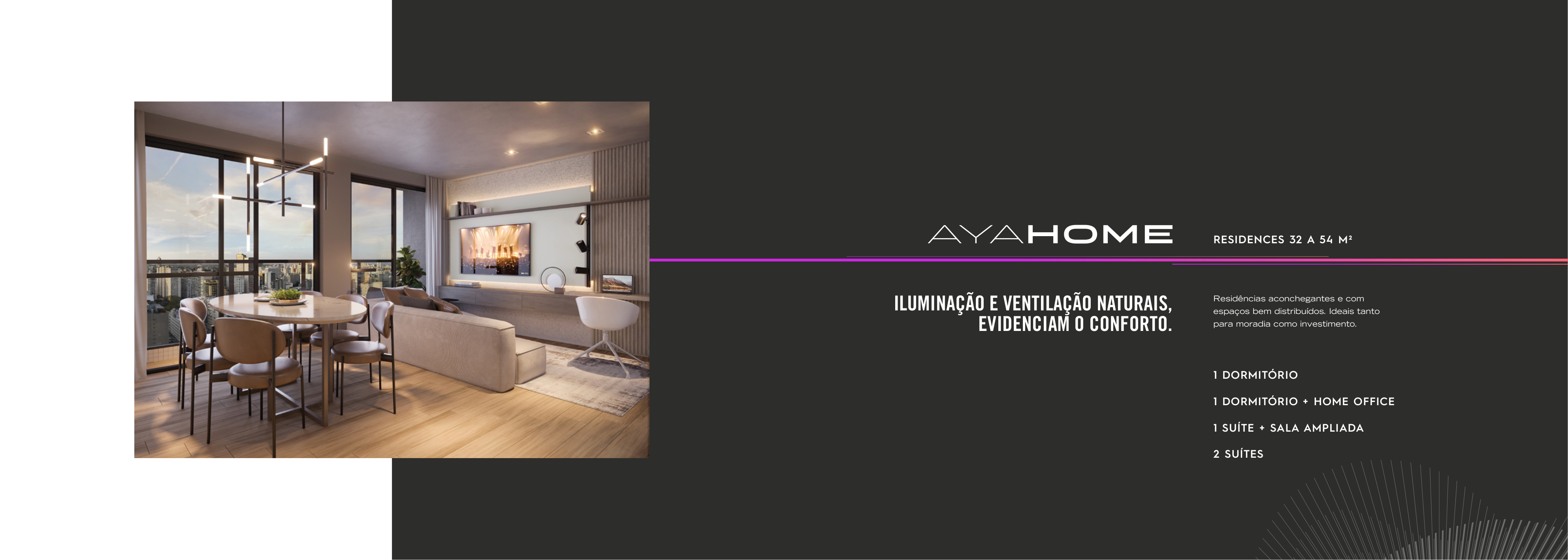 Perspectiva arquitetônica do projeto AYA Residences Emiliano em Curitiba