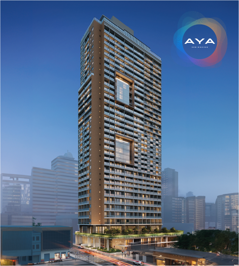 Fachada do AYA Residences Emiliano no Batel em Curitiba