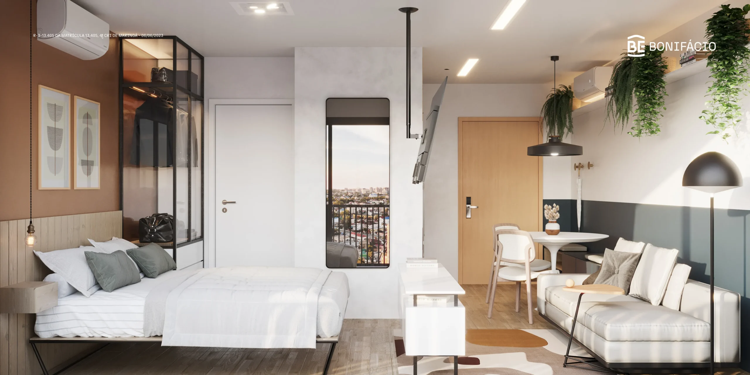 Studio integrado BE Bonifácio Zona 01