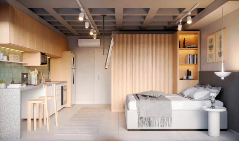 Apartamento studio decorado BE São Paulo Maringá