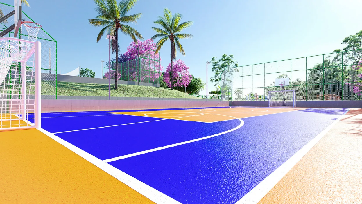 Quadra poliesportiva do Loteamento Terraliz Mandaguaçu