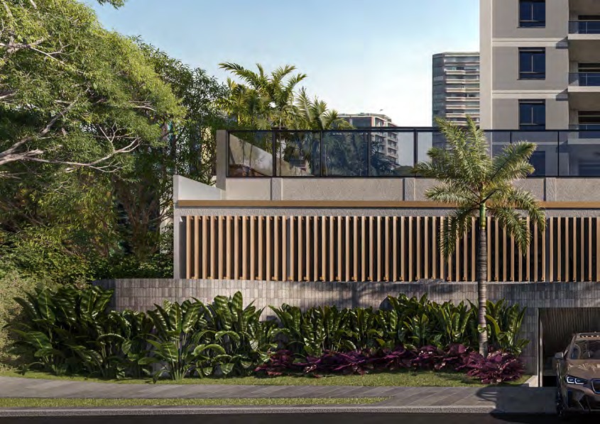 Fachada Célis Park pela Rua Katsuji Nishiyama, Maringá