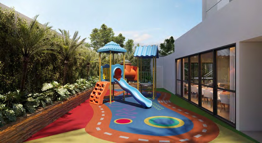 Playground externo do Célis Park Maringá