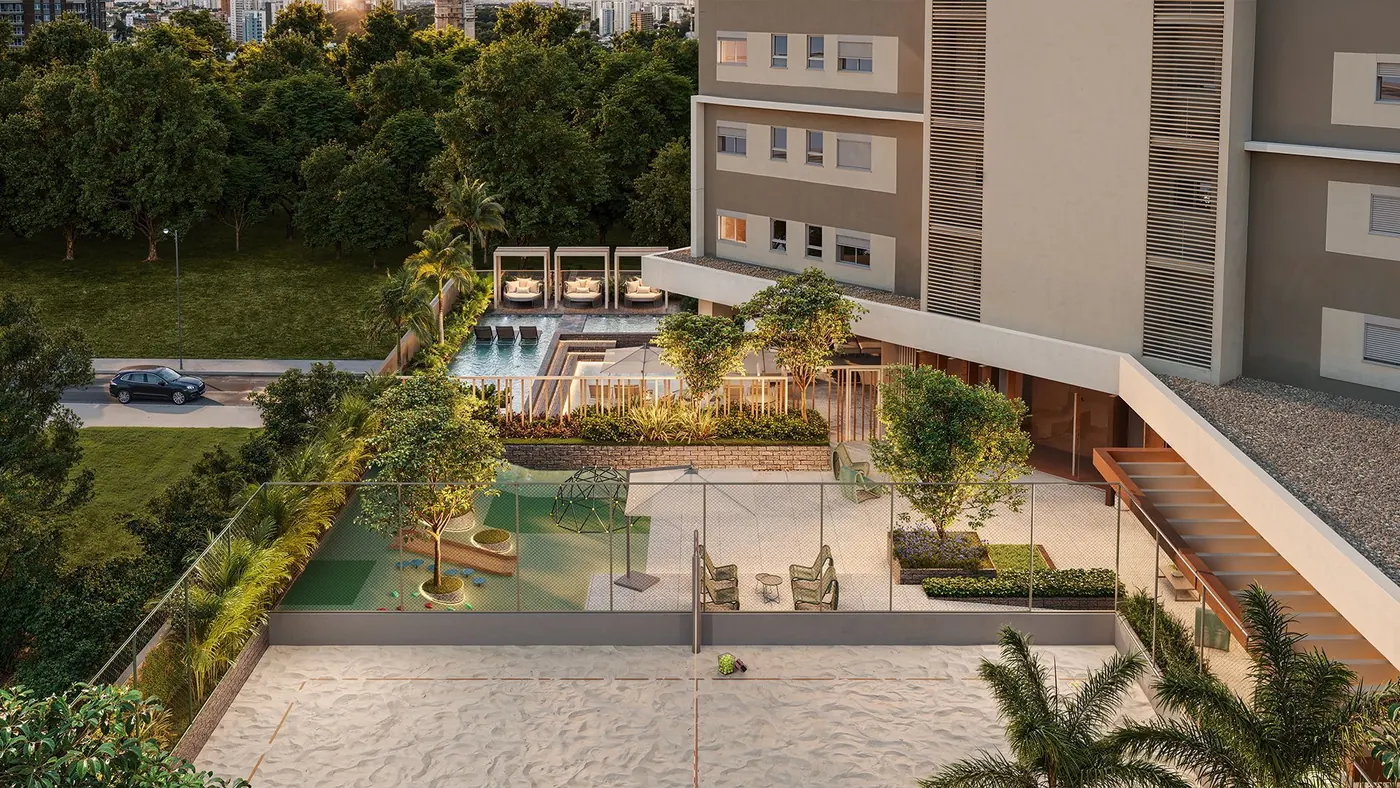 Áreas de lazer do Fascino em Maringá