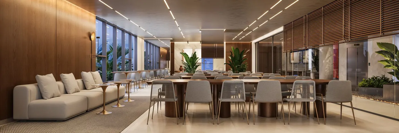 Salão de festas do Fascino em Maringá