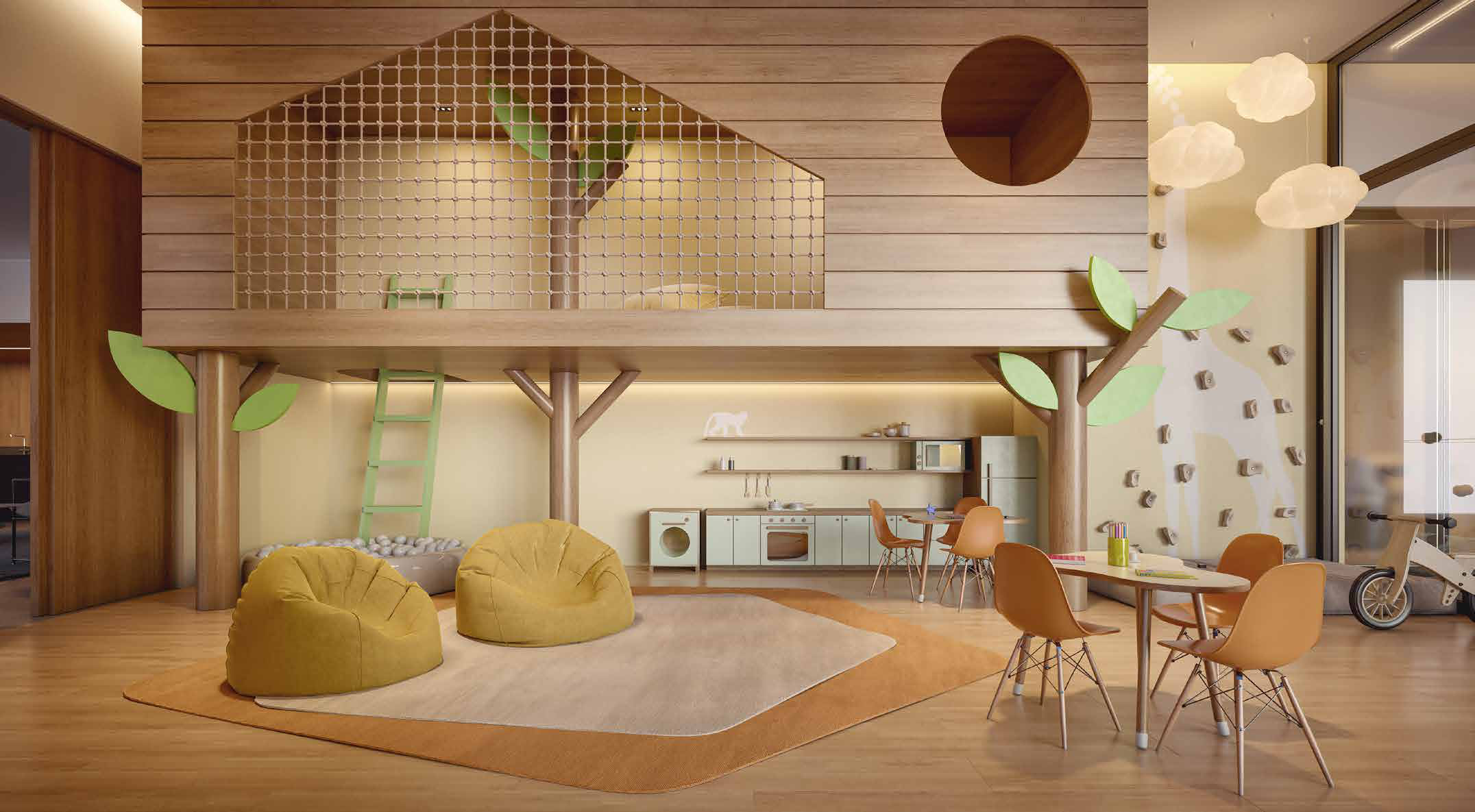 Render da brinquedoteca do Garnet em Londrina
