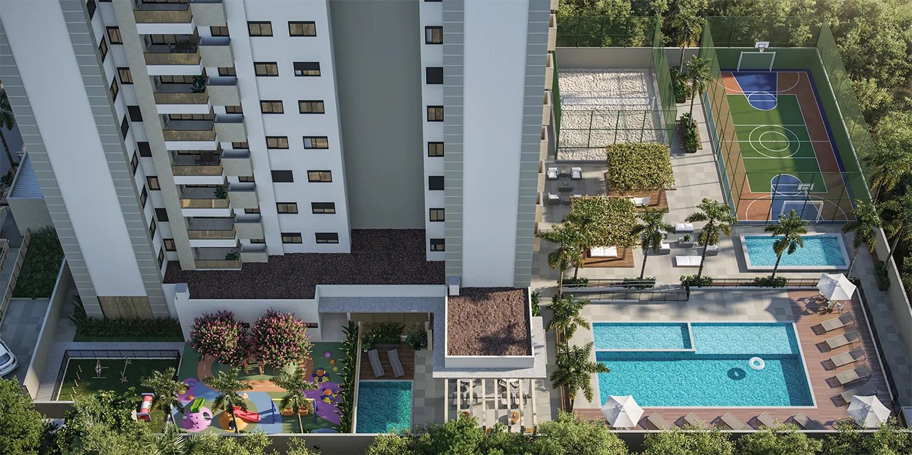 Área de lazer Imperium Park Residence Maringá