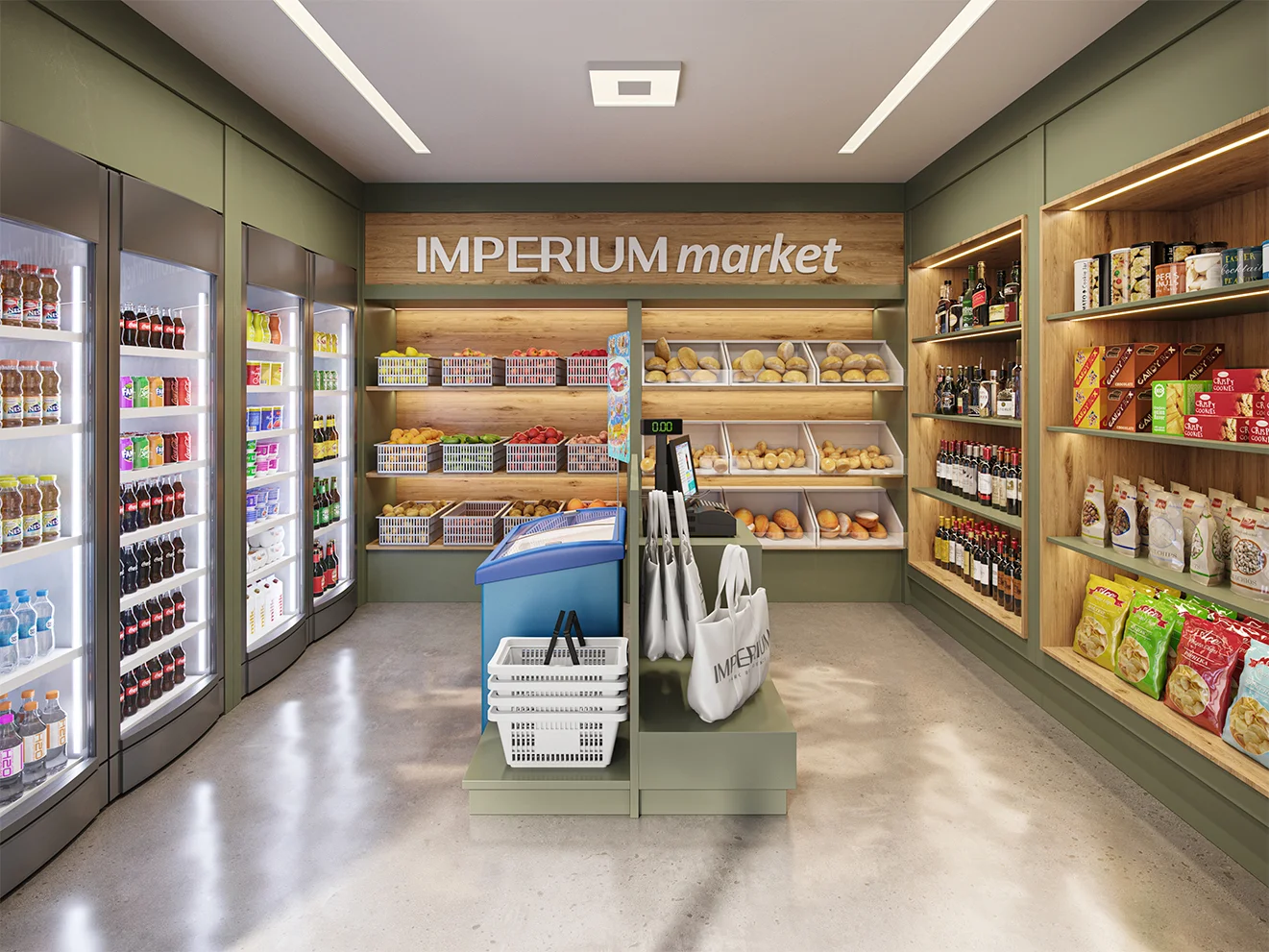 Marketplace interno Imperium Park Residence
