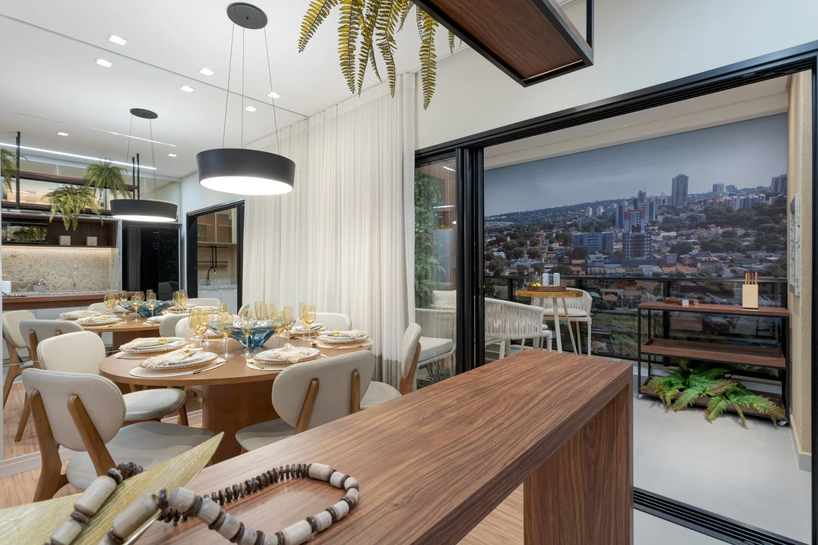 Varanda gourmet com churrasqueira Imperium Park Residence