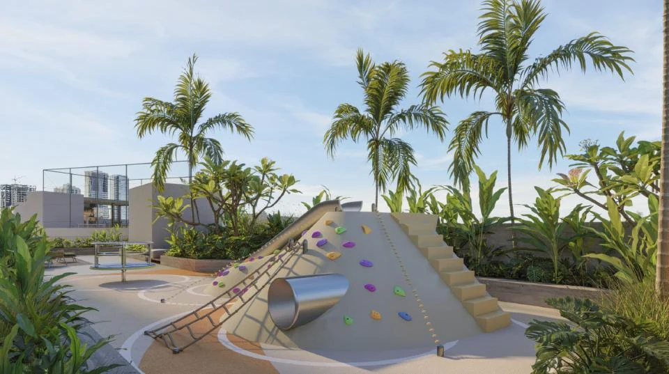 Playground externo no Lagoon Home Club