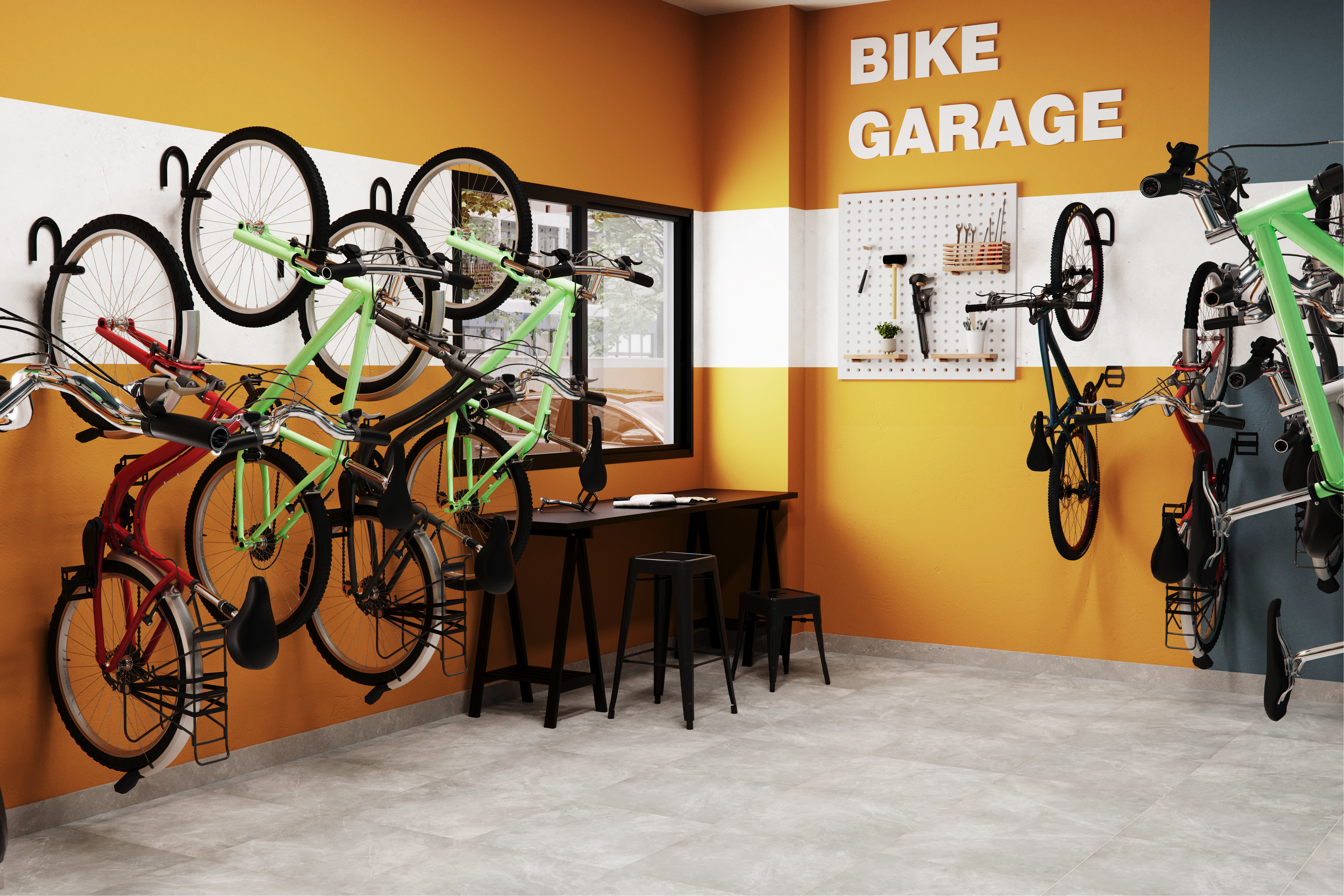 Bicicletário Bike Garage Novo Prado Araucária