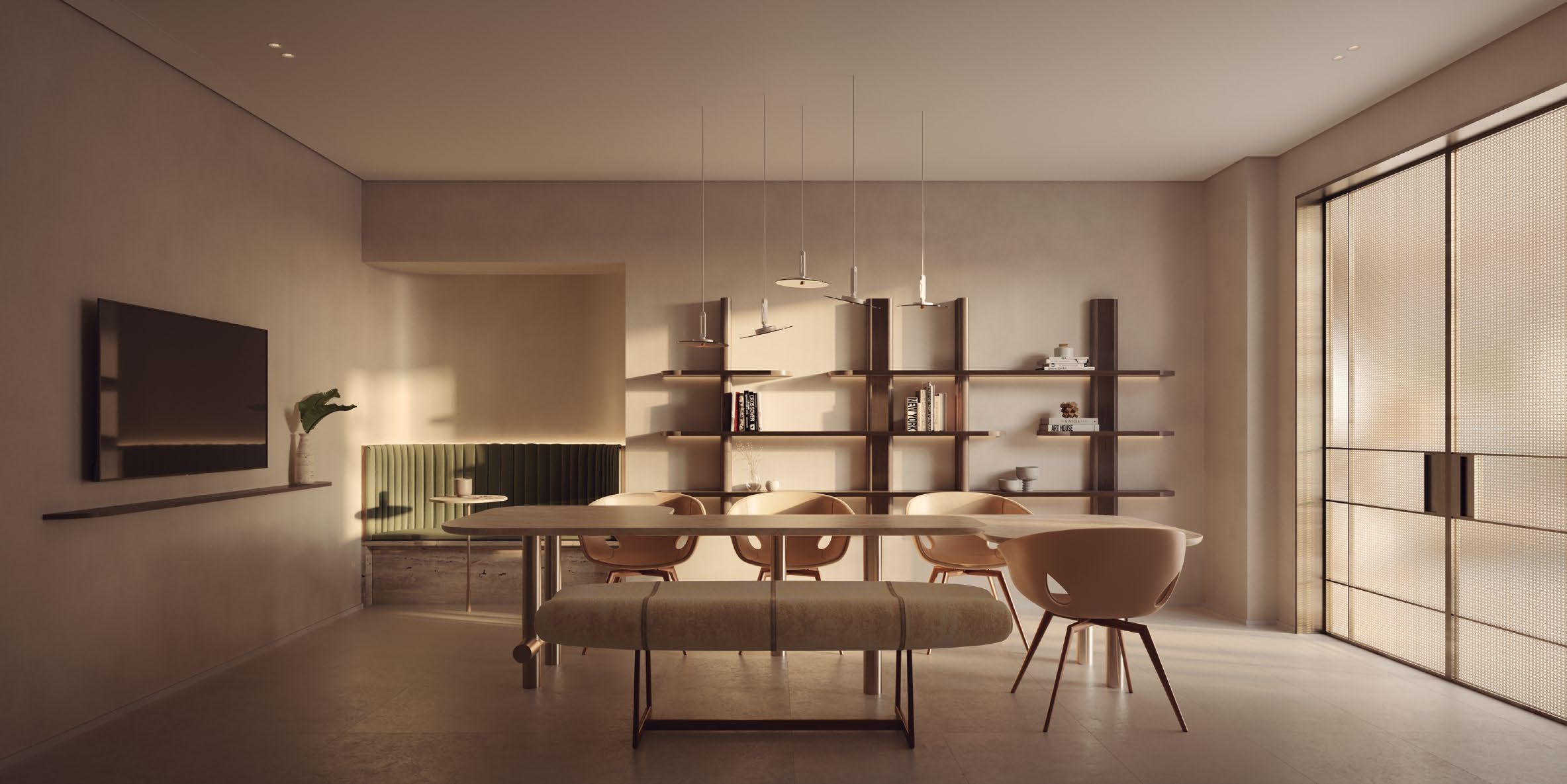 Sala de reuniões corporativa Paseo Ingá Maringá