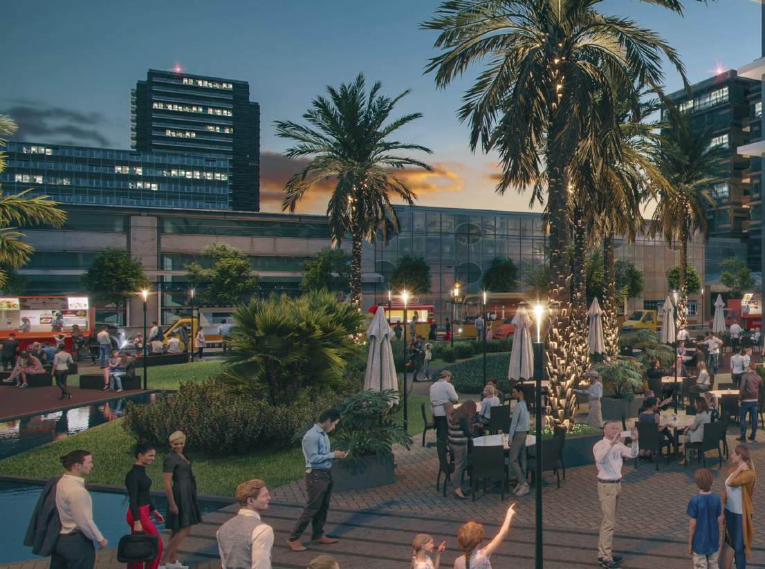 Mall gastronômico do Phenom em Maringá