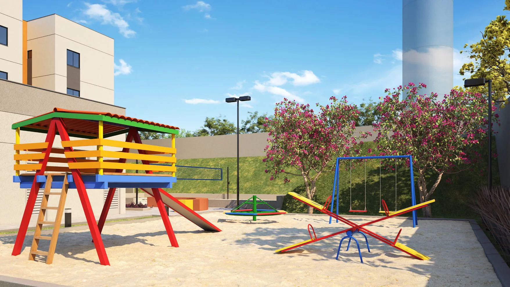 Playground do Porto Horizonte para as crianças