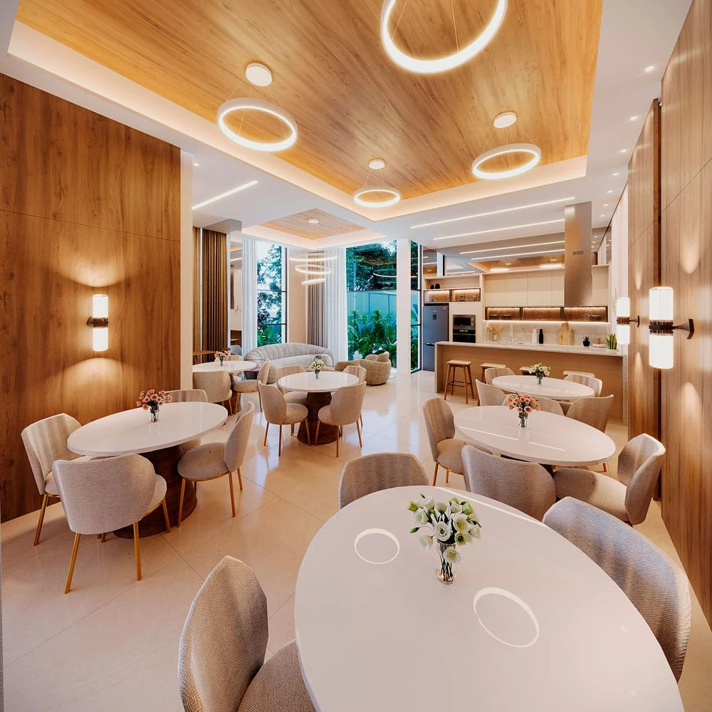 Área gourmet do Residencial Baobá em Maringá