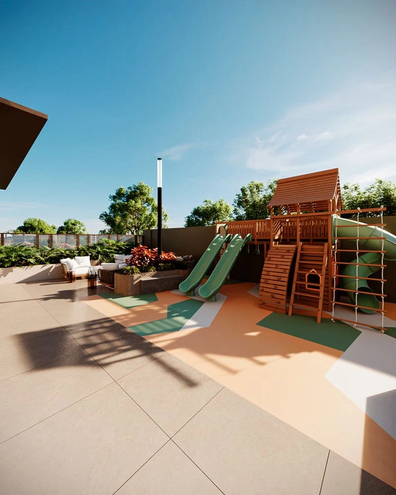 Playground do Residencial Baobá em Maringá