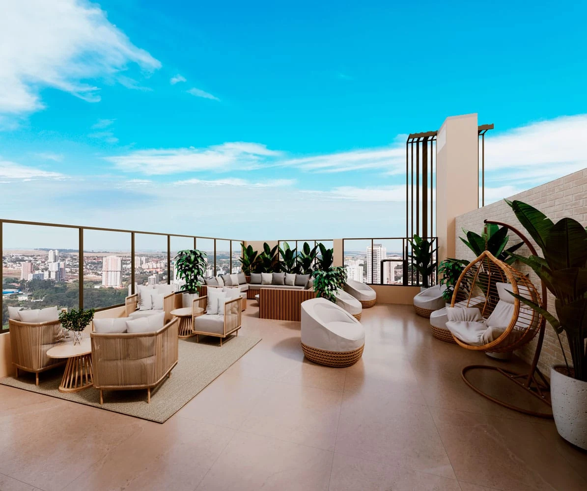 Rooftop Lounge do Residencial Baobá