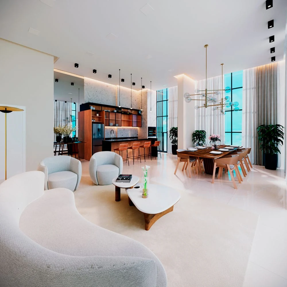 Terraço Gourmet do Residencial Baobá em Maringá