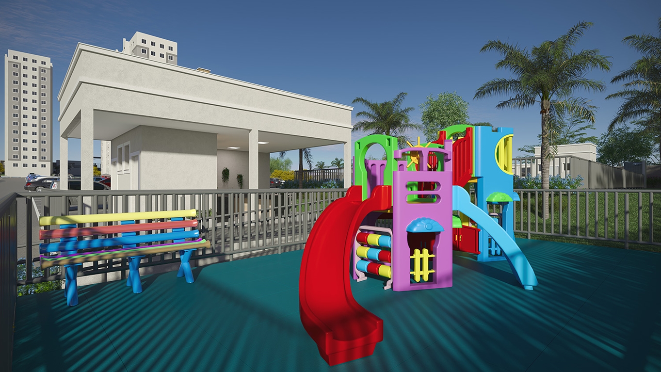 Playground infantil do Residencial Martini MRV em Maringá