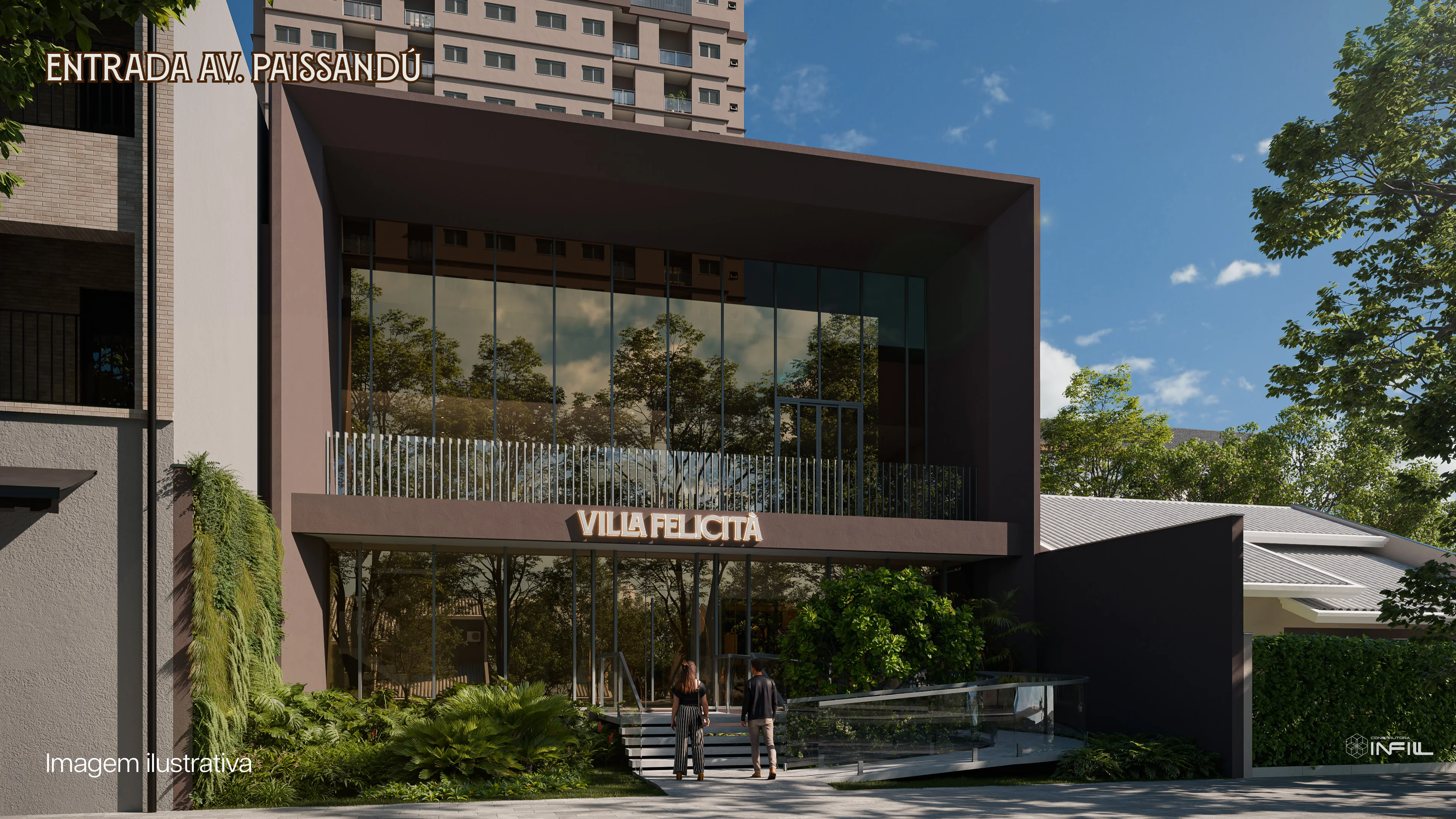 Entrada do empreendimento pelo acesso da Rua Barroso