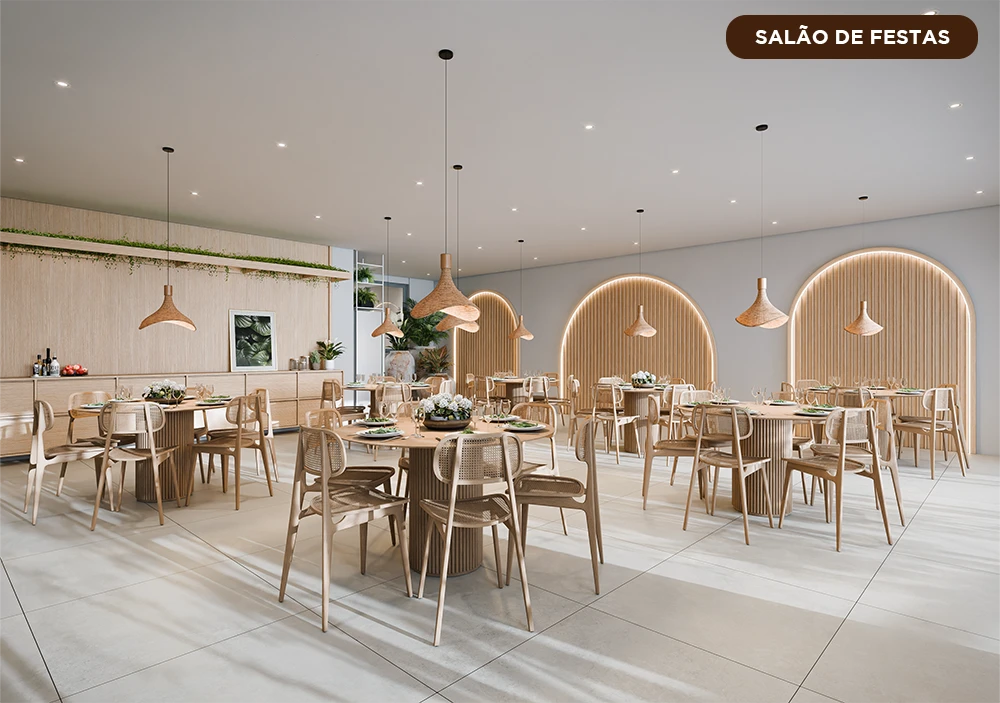 Salão de festas do Villa Felicità em Maringá
